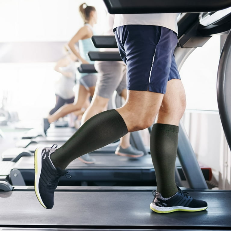 Open Toe Compression Socks for Men Women 2 Pairs of 20 30 mmhg toeless Circulation Medical Compression Socks Black Walmart