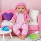 thumbnail image 4 of Conjunto de vestido navideño para muñecas Reborn de 30 cm | Disfraz rosa navideño | Material de algodón elástico | Juguete de vestir para niñas de 3 a 6 años, 4 of 5