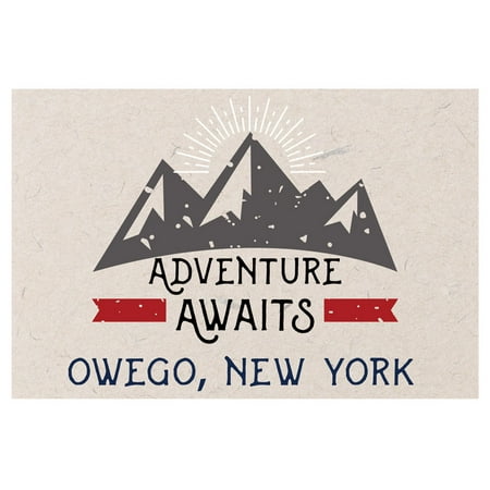

Owego New York Souvenir 2x3 Inch Fridge Magnet Adventure Awaits Design
