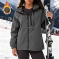 thumbnail image 2 of RXMEKW Womens Spring Jacket, Reflective Striped Skiwear Jacket with Windproof and Water-Repellent Properties, 2 of 9