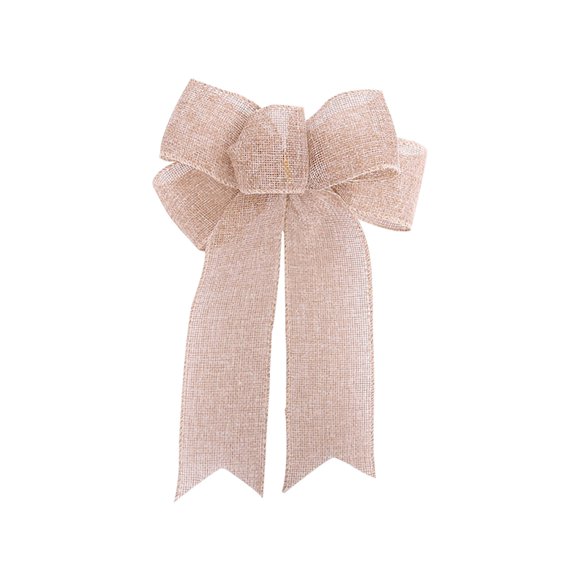 Christmas Bows for Wreath Christmas Wreath Bow Glitter Red White Burlap Bows Xmas Snowflake Craft Bows Ornaments for New Year Christmas Decoration Christmas Ornaments Christmas Decorations Fall Decor