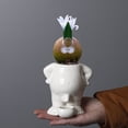 thumbnail image 5 of Flowerpots with Dish Ceramic, Decorative Flower Pot Simulation Innovative Little Man Peeing Succulent Planter Pot Ceramic Peeing Plant Pot for Home, Flower Pots, 5 of 5