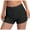 Black, variant on Women Swimwear Menstrual Leakproof Swim Shorts Wide Waistband Bathing Suit Bottoms For Girls Teens