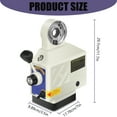 thumbnail image 2 of Power Feed Z-Axis for Milling Machine 450 in-lb Torque, 0-200RPM Table Milling Machine Power Feed 110V,for Bridgeport and Other Knee Type Mills with a 5/8" Diameter Shaft on the End, 2 of 5