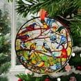 thumbnail image 2 of Ornament Birds Suncatchers, Branch Hanging Art for Windows, Home, Office, Cafe, Bird Lovers, Christmas, 2025, Holiday Decoration, Seasonal Keepsake 2025, Holiday Decoration,, 2 of 5