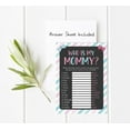 thumbnail image 4 of Inkdotpot My Mommy Name Activity Cards Stripe Gender Reveal Baby Shower 50 Sheets Who Is My Mommy Its A Boy Its A Girl Baby Shower Game, 4 of 6