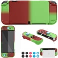 thumbnail image 1 of COMCOOL Dockable Case for Nintendo Switch Oled - [9 FT Military Grade Drop Protection] [with Tempered Glass Screen Protector and Thumb Grips] Protective Cover for Nintendo Switch Oled - Cyan Blue, 1 of 5