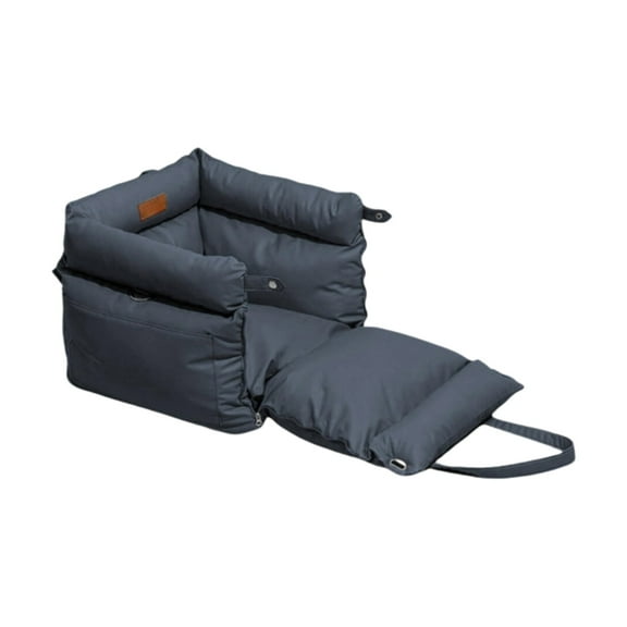 YongCo Comfortable Pet Car Seat Bed Water Resistant Design Car Bed with Storage Pocket