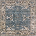 thumbnail image 1 of Ahgly Company Machine Washable Indoor Square Industrial Modern Cloudy Gray Area Rugs, 4' Square, 1 of 7