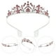 thumbnail image 3 of Corona de novia, corona de metal para novia, corona de boda, diadema, joyería de moda para el cabello, decoración, 3 of 7