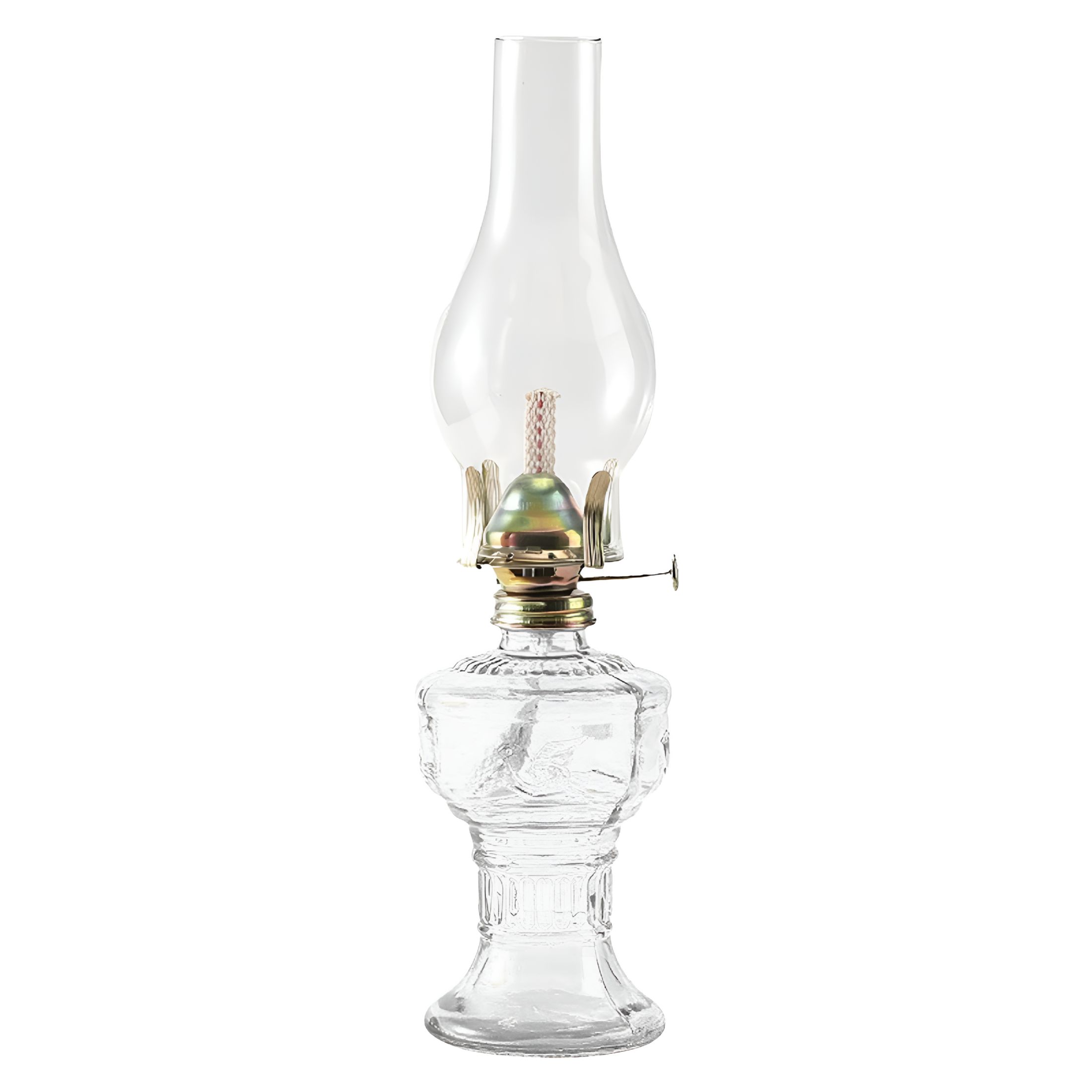 HIBIBUD Oil Lamps Use Vintage Hurricane Emergency Glass Large Lantern Classic Decorative