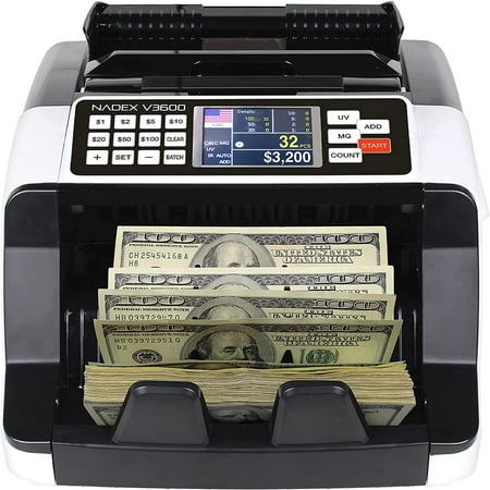 Nadex Coins NCC1-1140 V3600 Money Counter and Counterfeit Detector