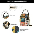 thumbnail image 4 of FORMRS Crossbody Bag for Women Quilted Travel Shoulder Cell Phone Purse with Chain Strap Handbag, Floral Patterns, 4 of 7