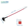thumbnail image 3 of Unique Bargains 5 Set Universal Car Fuse Tap and Circuit Adapters 12V with 10A Blade Type Fuses, 3 of 8
