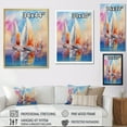 thumbnail image 4 of Designart "Sailboat modern Winds III" Nautical & Beach Floater Framed Canvas Art Print, 4 of 7