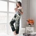 thumbnail image 5 of Salouo Floral Angelic White Wings Print Women's Pajama Pants Casual Loose Sweatpants PJs Flowy Pants Drawstring Palazzo for Women Wide Leg Pants Lounge Pajama -Small, 5 of 8
