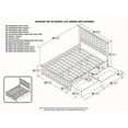 thumbnail image 4 of Pemberly Row Queen Storage Platform Bed in Walnut, 4 of 4