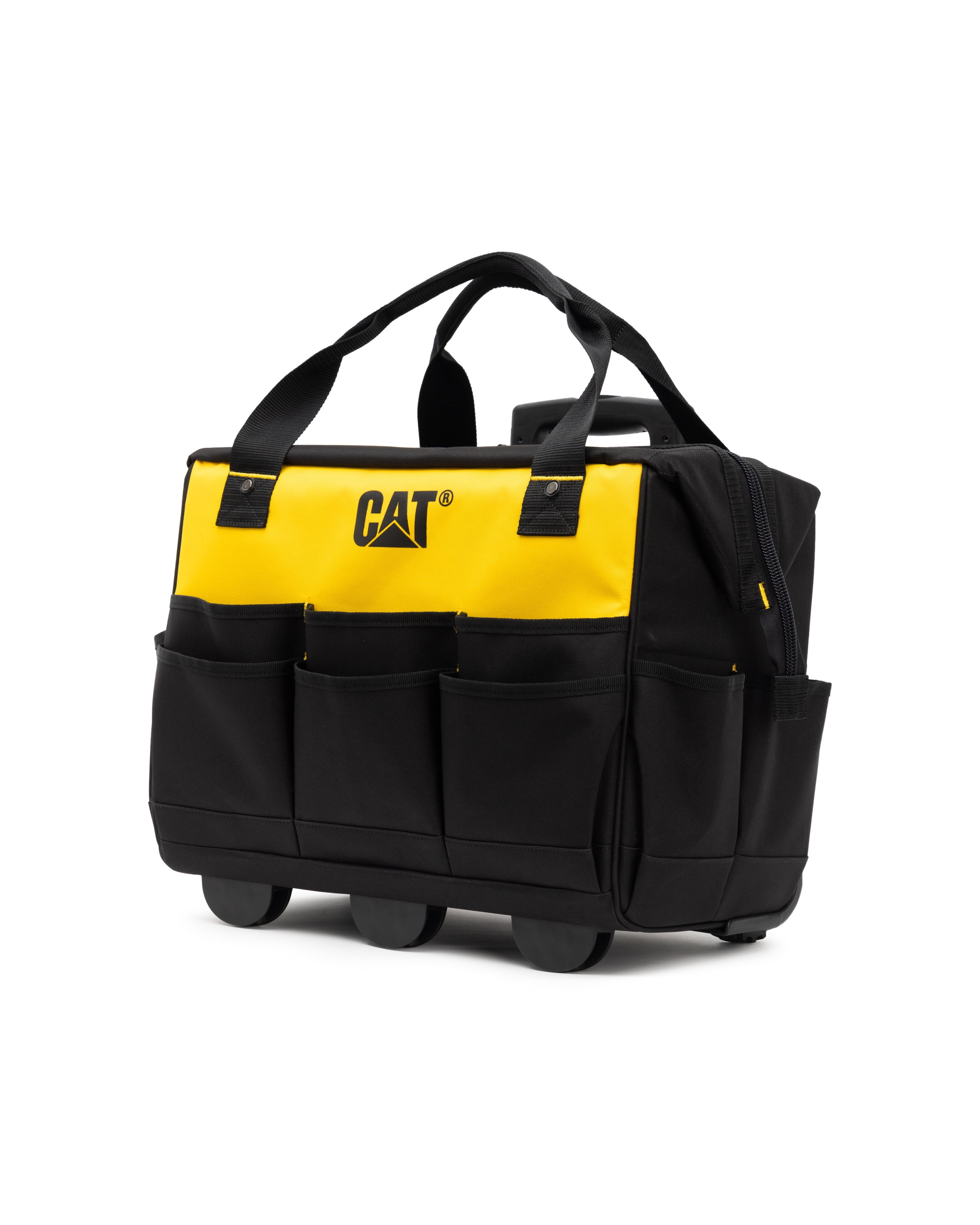 Caterpillar 18-inch Rolling Tool Bag, 75 lbs Capacity, Tool Storage ，CAT