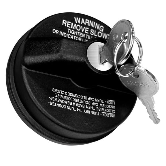 ARCADORA Locking Gas Fuel Tank Cap with Keys for Chevy Silverado Tahoe Toyota 4Runner Honda Accord Nissan Altima Replace OEM 77300 47020