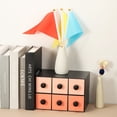 thumbnail image 4 of Uxcell 8x3 Inch Mini Pennant Flags, 25 Pcs Wooden Pole Small Handheld Flag for DIY Celebration Sports,Red, 4 of 6