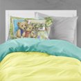 thumbnail image 2 of Carolines Treasures CDCO0306PILLOWCASE Springtime Teddy Bears in Flowers Fabric Standard Pillowcase, 2 of 2