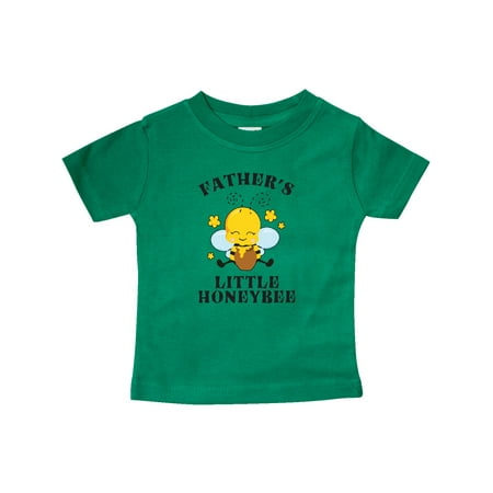 

Inktastic Cute Bee Father s Little Honeybee with Stars Gift Baby Boy or Baby Girl T-Shirt