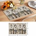 thumbnail image 6 of Knife and Fork Placemats Set of 6, Tableware Floral Non-Slip Place Mats Washable Table Mats for Kitchen Dining Table Decorations Indoor/Outdoor, 6 of 9