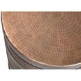thumbnail image 2 of Pemberly Row Industrial Cast Iron Occasional Seating in Copper, 2 of 2