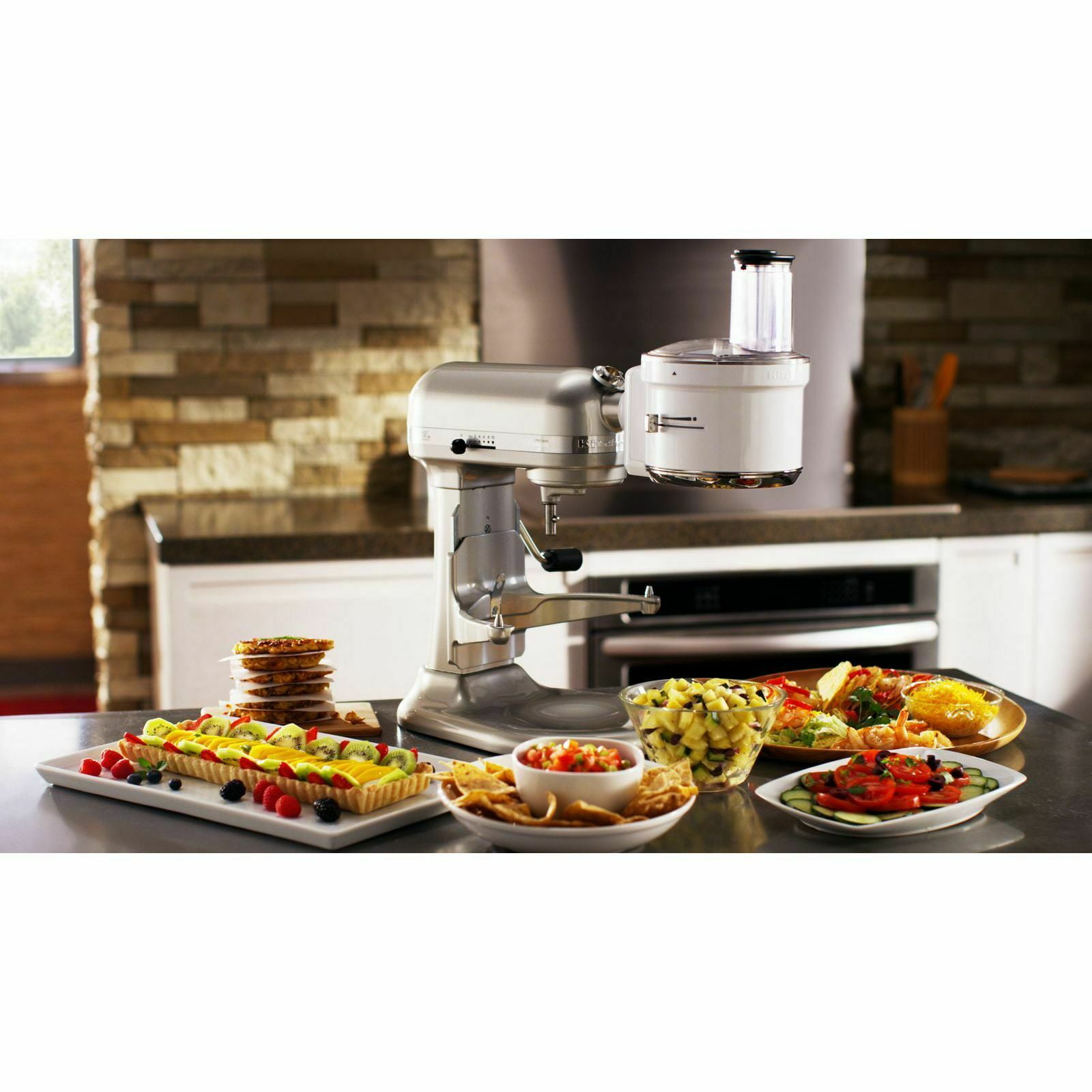 kitchenaid exactslice food processor stand mixer attachment