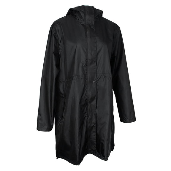 Yunhgft Unisex Waterproof Long Jacket with Hood L