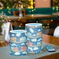 thumbnail image 3 of Yayeee Flameless Candles with Remote Flickering Battery Operated Multi Color Changing, Blue Cute Train Pattern, 3 of 7