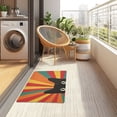 thumbnail image 4 of Yayeee Doormat for Inside 20"x32" Absorbent Low-Profile Washable Non-Slip Rubber Backed Entryway Rug, Black Cat, 4 of 8