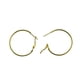 thumbnail image 5 of 20 piezas redondo liso de 30mm, accesorios de ambre para pendientes y abalorios de vino Oro Hugo pendientes de aro grandes, 5 of 6