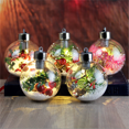 thumbnail image 2 of Christmas LED Bulb Ball Christmas Tree Ornament Decoration Pendant Light Bulb Transparent Holiday Party Celebrate Atmosphere, 2 of 5