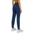 thumbnail image 3 of Pantalones de Yoga de Cintura Alta para Mujer con Puños Ajustables con Cordón y Bolsillos, Ideales para Correr o Hacer Ejercicio. Verde Louvre M, 3 of 7