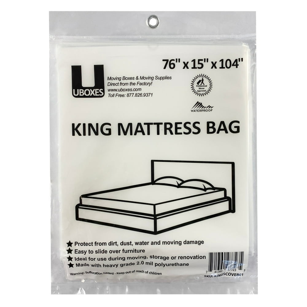 uBoxes King Size Mattress Cover 76" x 15" x 104"