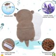 thumbnail image 3 of Almohadilla térmica para microondas con forma de nutria para aliviar el dolor de los calambres menstruales, 3 of 7