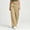 Khaki, variant on Women’s Multi-Cargo Convertible Wide-Leg Jogger Pants, Elastic-Waist & Smooth-Woven Cut for Everyday Outdoor Daily Trekking Errands Gray M