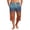 Brown, variant on JoveMarine Men's Hawaiian Gradient Print Drawstring Shorts, 7/8 Length Casual Beach Shorts for Summer Vacation, Parties and Daily Wear Black L