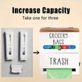 thumbnail image 4 of Dual-Purpose Wooden Holder for Garbage Bags and Organization - Can Be Mounted on the Wall or Hung in a Cabinet, 4 of 4
