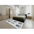 thumbnail image 4 of Ahgly Company Indoor Rectangle Patterned Silver Gray Novelty Area Rugs, 9' x 12', 4 of 6