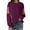 Pink, variant on Wensltd Women's Oversized Crewneck Sweatshirt Lightweight Office Casual Round Neck Spring Solid Top