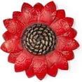 thumbnail image 1 of Red Sunflower Metal Flowers Wall Dcor, 1 of 5