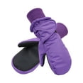 thumbnail image 3 of SimpliKids Children's Snow Sports 3M Thinsulate Waterproof Winter Mittens Gloves,S,Purple, 3 of 4