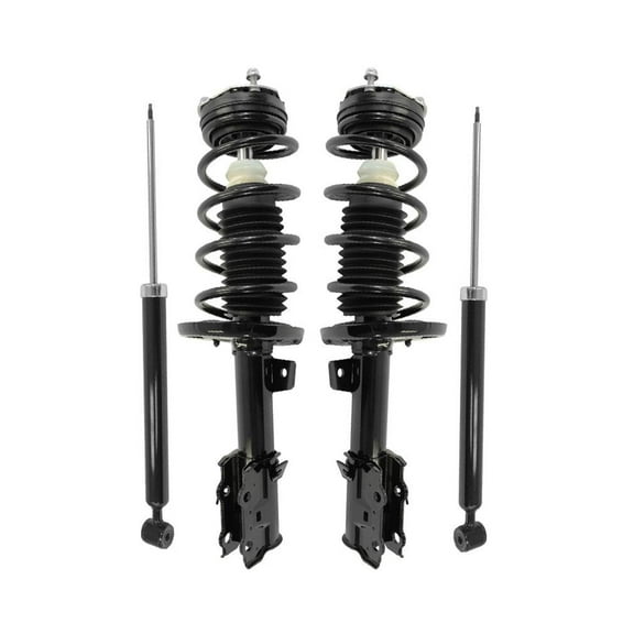Front Complete Coil Spring Struts & Rear Shocks for Ford Fiesta 2014-2019