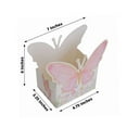 thumbnail image 4 of BalsaCircle 25 White and Pink Glitter Butterfly Theme Paper Food Trays Wedding Party Events Reception Home Decorations Supplies, 4 of 8