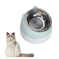 thumbnail image 1 of Cat Bowl,Multifunctional Design Pet Food Bowl with Safety Material Tilted Elevated Cat Bowl Double Bowl Design Anti Slip Raised Cat Food and Water Bowl for Cats Dogs, 1 of 7