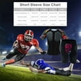 thumbnail image 6 of Crowdstage Youth Baseball Chest+Shorts Protector Padded Compression Shirt Softball Football Basketball Skateboarding R-ugby Lacrosse Rib Heart Sternum Guard​, 6 of 9