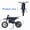#4 Blue, variant on Kids Gas Powered Dirt Bike, 49cc 2-Stroke Mini Motorcycle with 10 Inch Off-Road Tires, Front Rear Disc Brakes, Easy Pull Start, Max Load 330 LBS for Ages 6  (Blue)