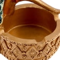 thumbnail image 4 of Creative Handcraft Peacock Modelling Resin Ashtray Succulent Plants Pot  Decor Blue, 4 of 8